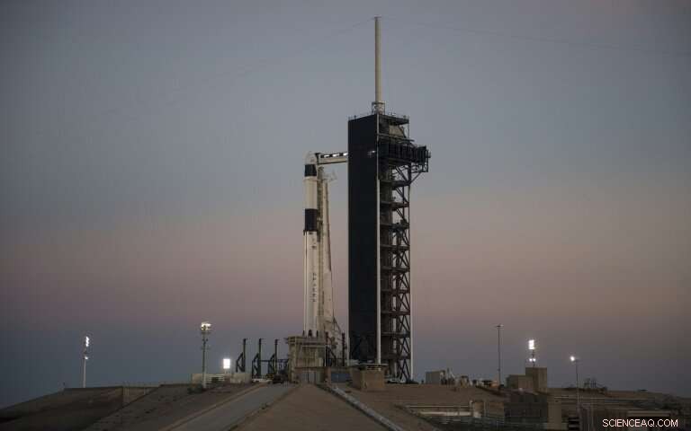 SpaceX and NASA Countdown to Crew Dragon Test Launch Toward First Manned US Space Mission