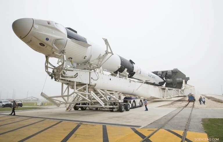 SpaceX and NASA Countdown to Crew Dragon Test Launch Toward First Manned US Space Mission