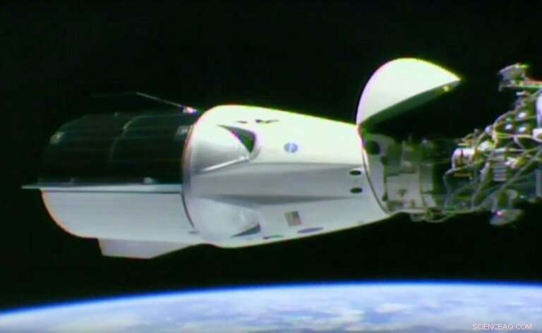 SpaceX Crew Dragon Achieves First Successful Docking with ISS
