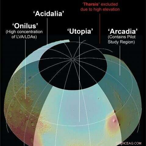 SWIM Project Identifies Shallow Water‑Ice Resources on Mars  Northern Hemisphere