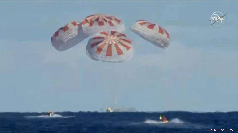 SpaceX Crew Dragon Returns to Earth, Paving the Way for Future U.S. Manned Flights