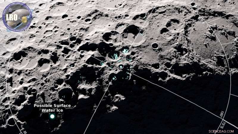 Lunar Reconnaissance Orbiter Reveals Water Movement Across Moon s Dayside