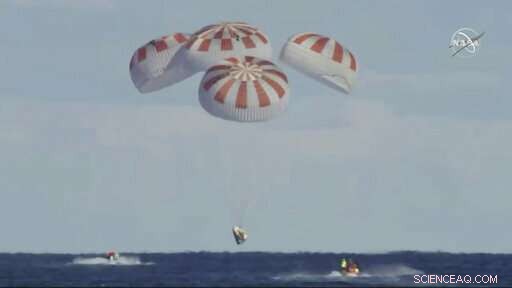 SpaceX Dragon Capsule Successfully Completes Test Flight, Splashes Down in Atlantic