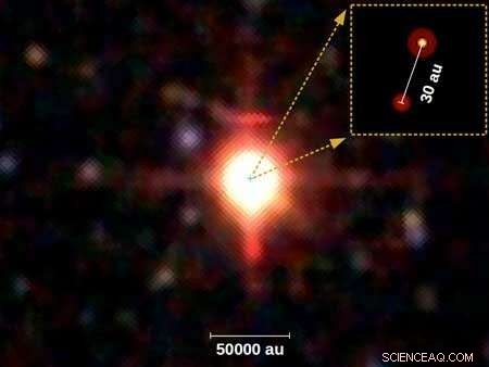 Astronomers Discover Closest Pair of Massive Young Stars