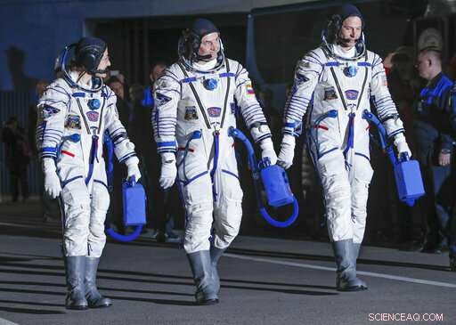 US and Russian Crew Launches to International Space Station