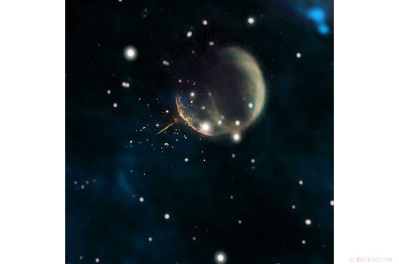 Fermi Satellite Detects Fast-Moving Cannonball Pulsar in Space
