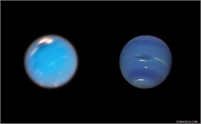 Hubble Telescope Discovers New Giant Storm Forming on Neptune