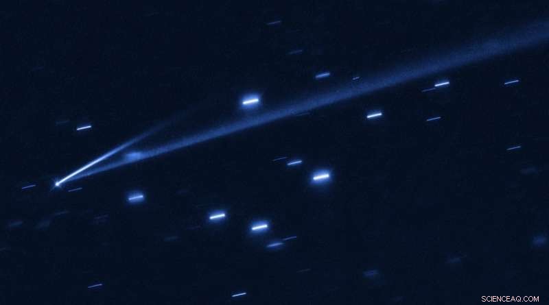 Hubble Captures Asteroid’s Spinning Demise: Dusty Tails Reveal Self-Destruction