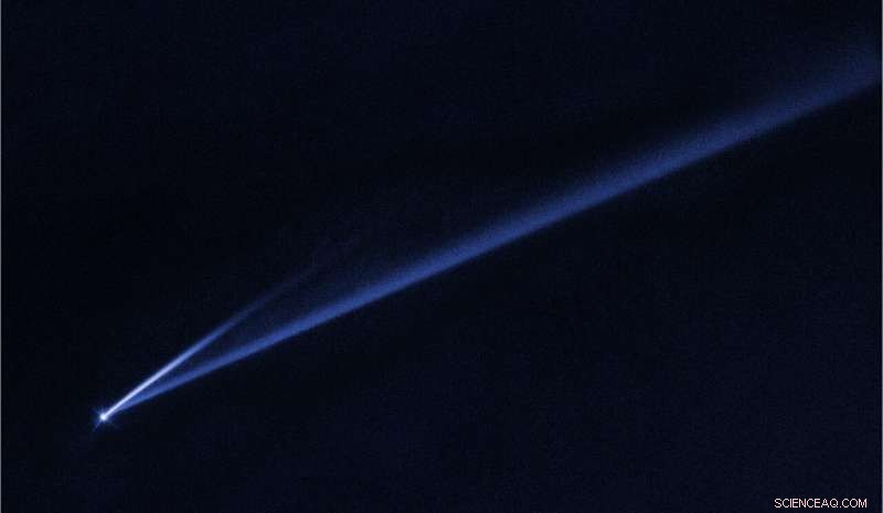 Hubble Captures Asteroid’s Spinning Demise: Dusty Tails Reveal Self-Destruction