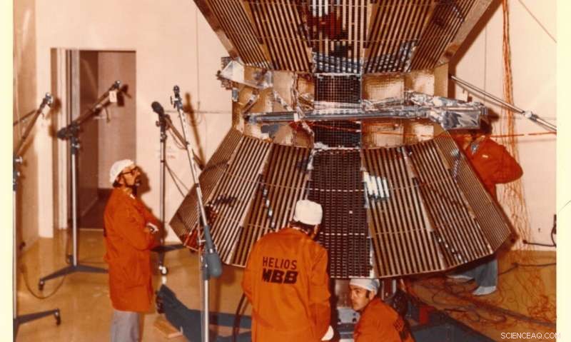 NASA Engineers Reveal Persistent Space Blobs on Helios 2