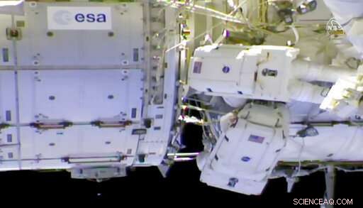 Astronauts Perform Critical Battery and Cable Repairs During Spacewalk