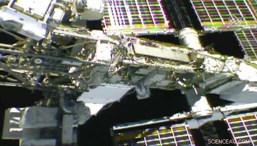 Astronauts Perform Critical Battery and Cable Repairs During Spacewalk