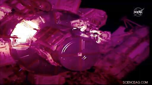 Astronauts Perform Critical Battery and Cable Repairs During Spacewalk