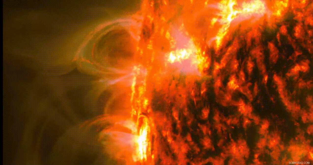 Unexpected Solar Rain Unveils Connections Between Two Solar Mysteries