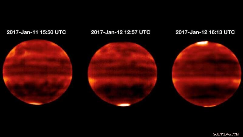 Solar Wind Triggers Heating in Jupiter s Atmosphere