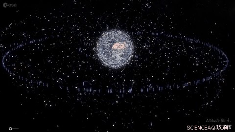 Rocket Break-Up Provides Unique Opportunity to Study Space Debris Formation