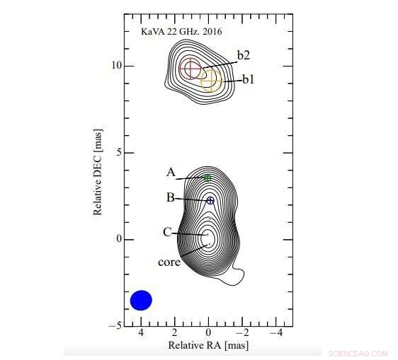 Scientists Unveil Jet Dynamics of Blazar 4C+21.35 Using VLBI