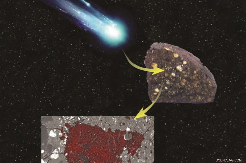 Tiny Comet Fragment Discovered Inside Meteorite