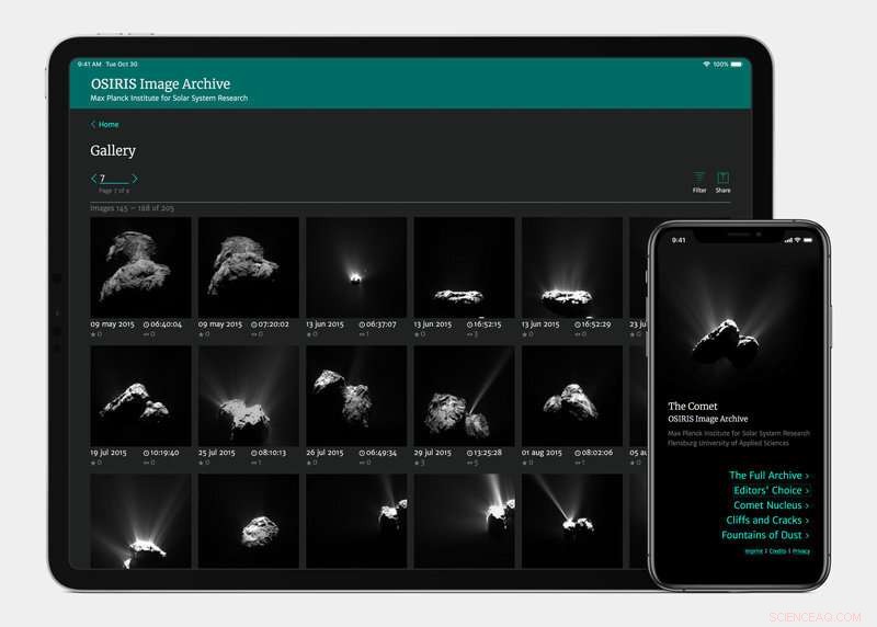 OSIRIS Image Viewer: Full Access to Rosetta’s 67P Comet Photo Archive