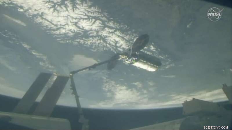 Private Cargo Vessel Delivers Easter Feast to the International Space Station