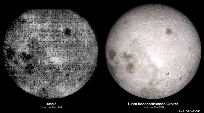 Discovering the Moon s Hidden Hemisphere: From Early Glimpses to Modern LRO Imaging