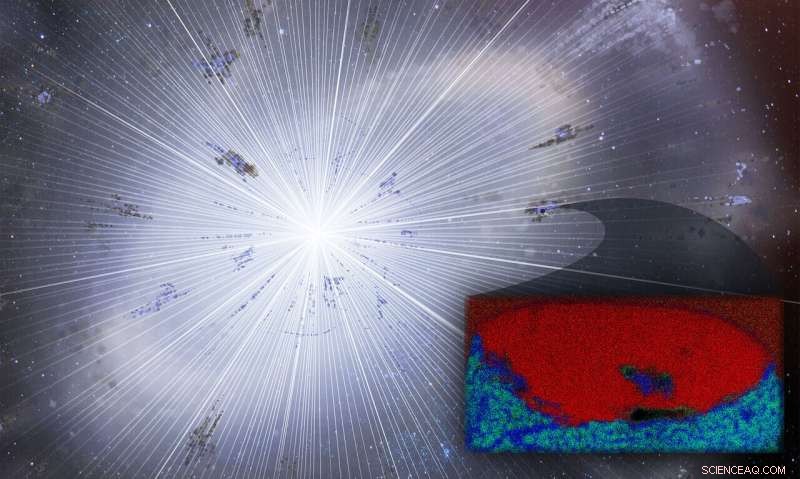 White Dwarf Nova Dust Reveals Secrets of Solar System Formation