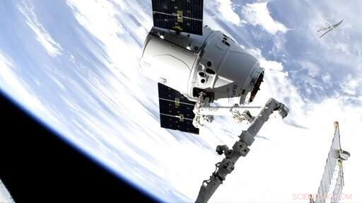 SpaceX Dragon Arrives at ISS, Delivering 5,500 Pounds of Equipment