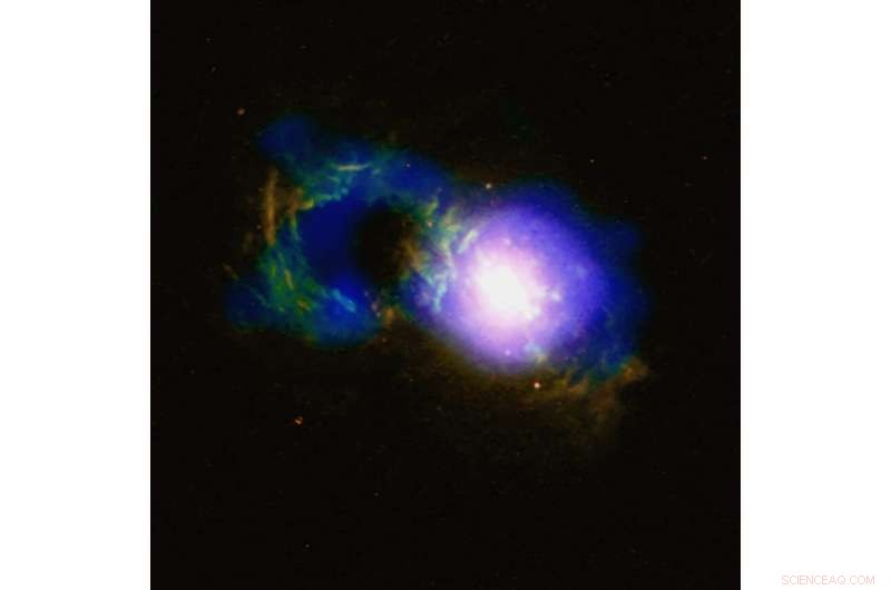 Storm in the Teacup Quasar: A Stunning Cosmic Display