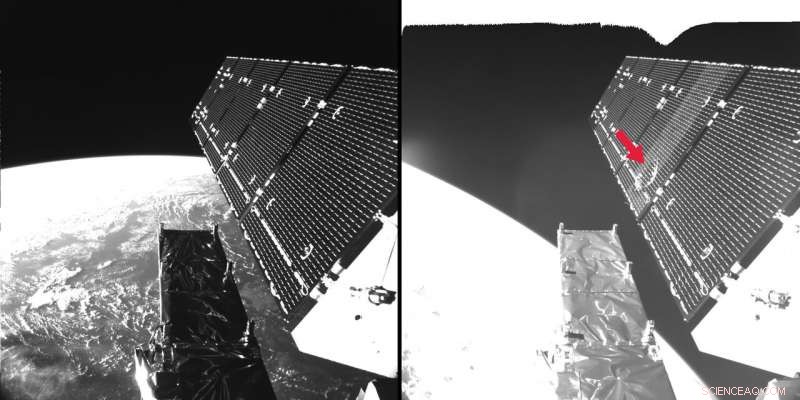 Sentinel-1A Solar Array Impact Highlights Space Debris Risks