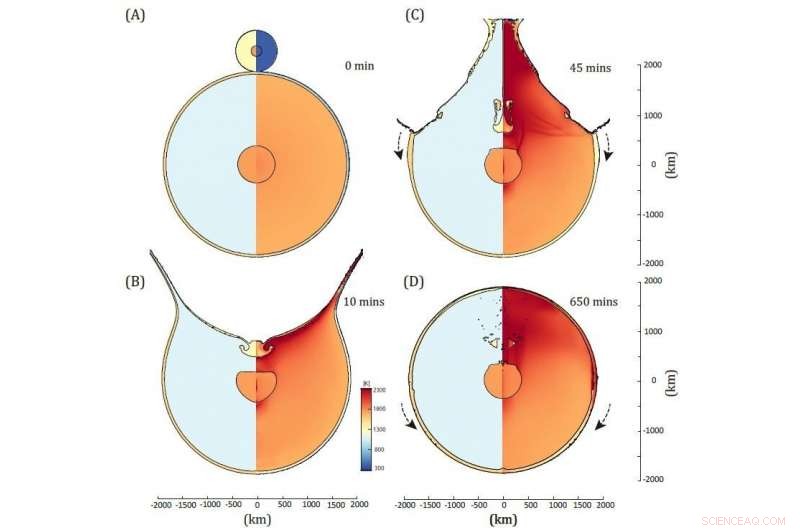 Large Impact Event Explains the Moon’s Hemisphere Disparities