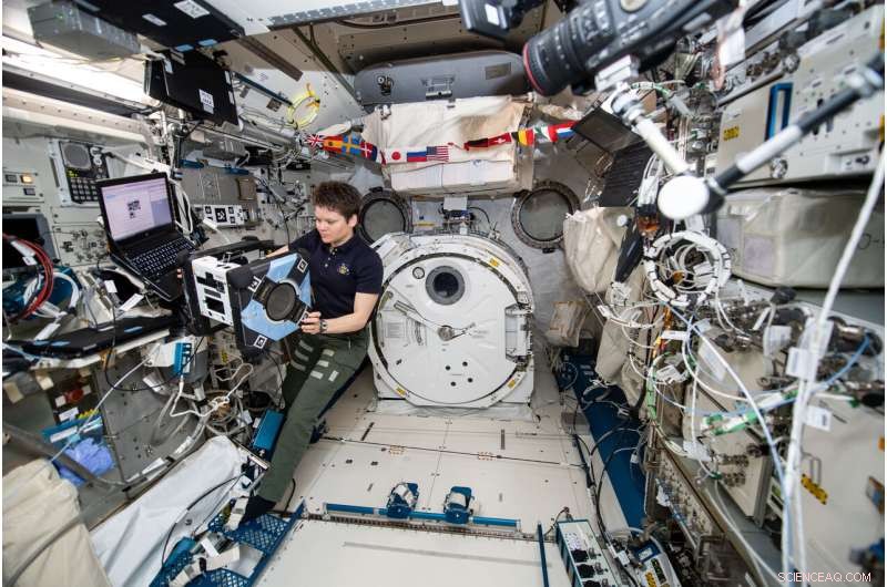 Astrobee Robot Successfully Completes Initial Hardware Checks on the ISS