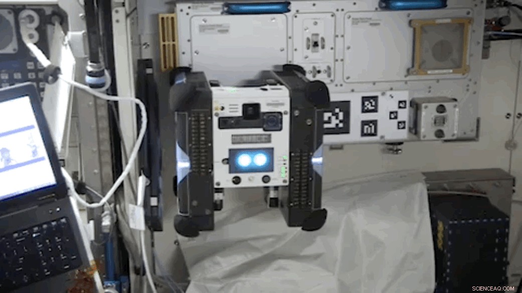 Astrobee Robot Successfully Completes Initial Hardware Checks on the ISS