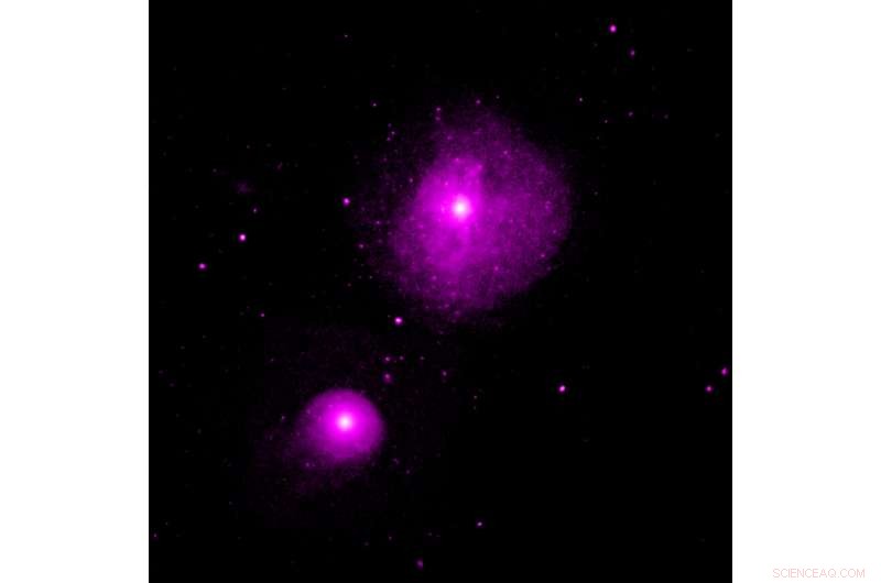 Chandra Detects Binary Star Systems Expelled from Their Galaxies