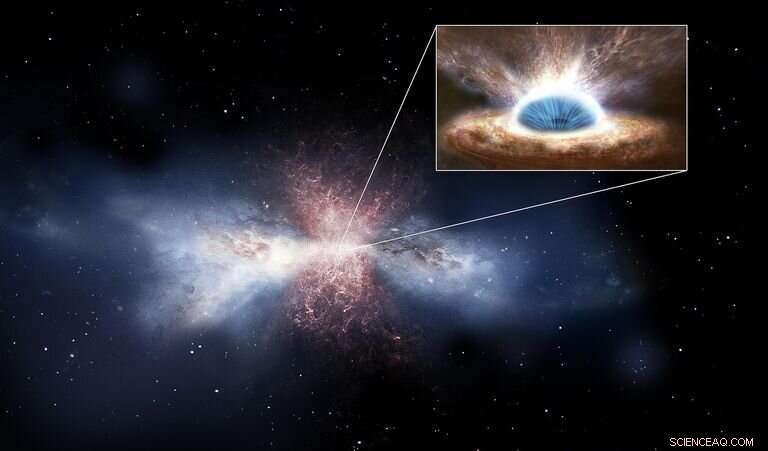 La Palma Observations Reveal Powerful Winds from a Supermassive Black Hole