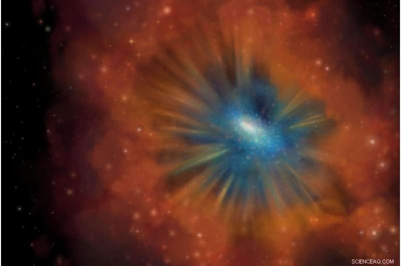 Astrophysicists Discover Quasar-Driven Mechanism That Could Rewrite Galaxy Demise