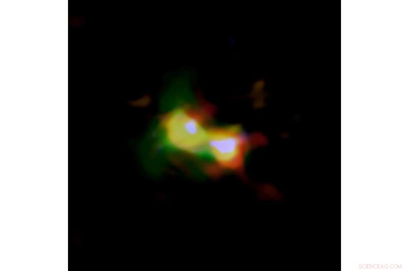 ALMA Reveals Earliest Known Galaxy Merger