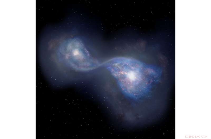 ALMA Reveals Earliest Known Galaxy Merger