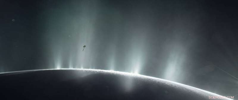 Enceladus  Ocean Rich in Gases Could Fuel Life—If It Exists