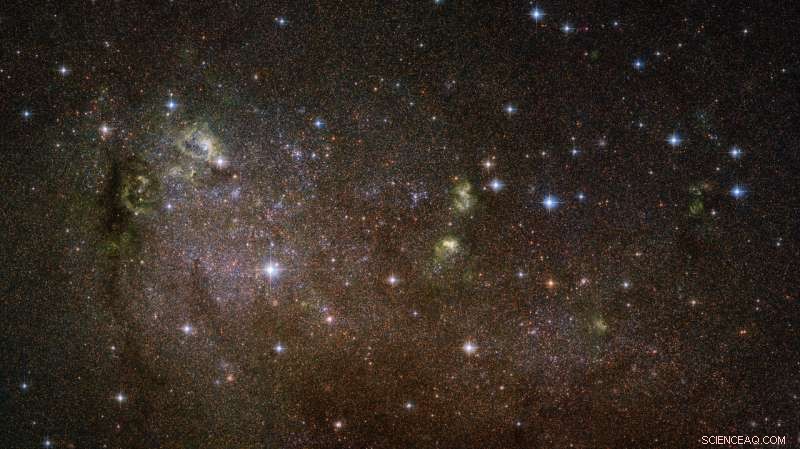 Hubble Captures Elusive Irregular Galaxy IC 10