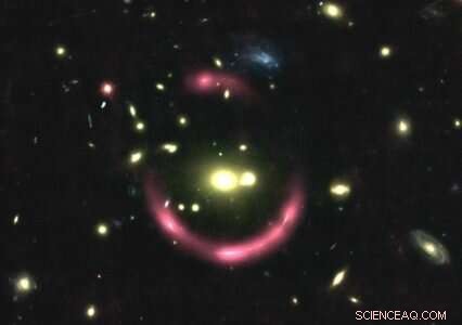 MUSE Detects Glowing Light Ring Around Distant Galaxies, Illuminating Cosmic Gas