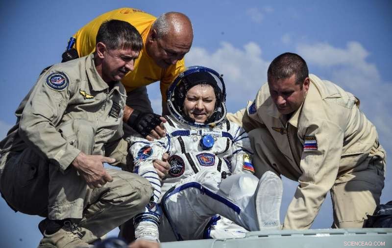 Russian Cosmonaut and North American Astronauts Safely Return to Earth After ISS Mission