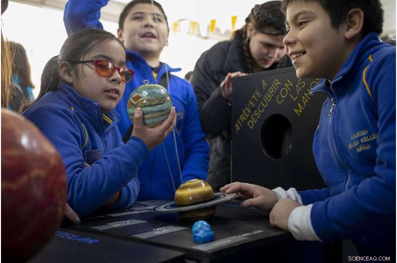 NASA Tools Bring Solar Eclipse Experience to Blind Children in Chile