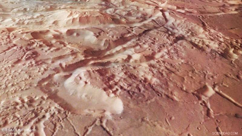 Mars  Aurorae Chaos: The Unique Martian Terrain