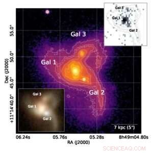 Astronomers Identify Eight Hidden Dual AGN in Merging Galaxies