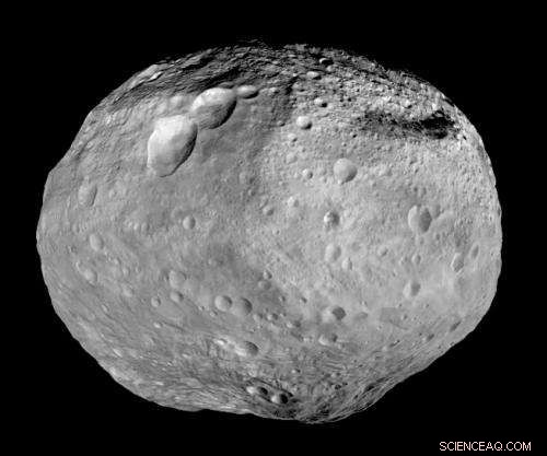 Asteroid Vesta: Evidence of a Cosmic Hit-and-Run Collision