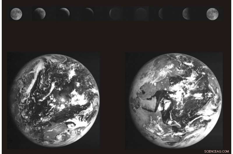 Earth and Moon Captured During 2004 Total Lunar Eclipse – A Stunning Image by ESA s SMART‑1 Mission