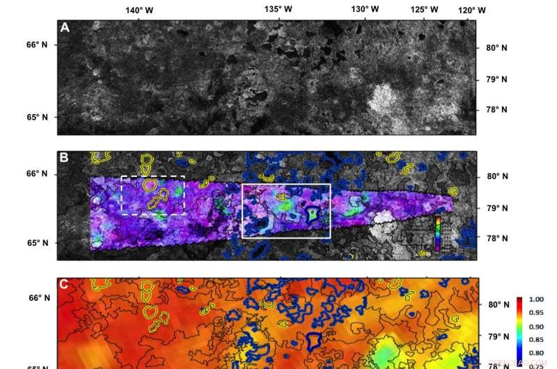 Cassini Uncovers Ring‑Shaped Structures Encircling Titan’s Polar Lakes