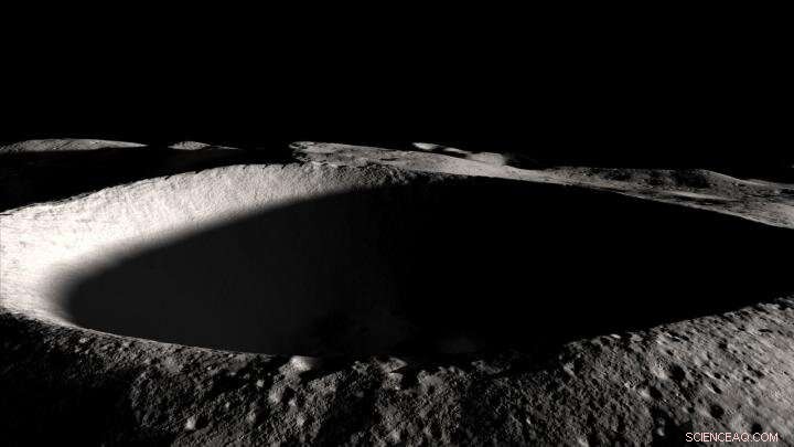 Scientists Question the Resilience of Lunar Polar Crater Water: New Gravity Map Findings