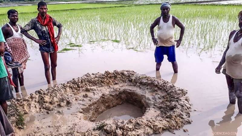 Meteorite Crash in Bihar Rice Field Leaves Farmers Shocked and Authorities Investigating