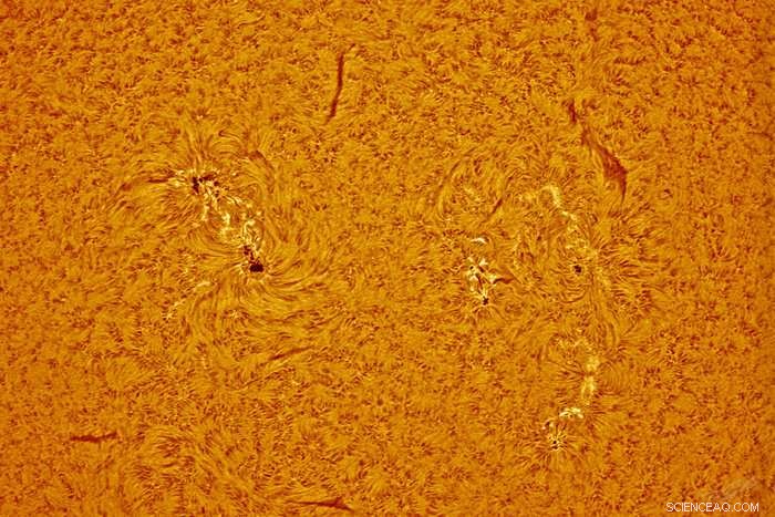 ESA’s Stunning Solar View: Sunspots, Plages, and Filaments on the Sun’s Surface